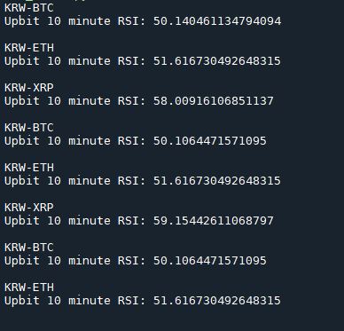 2021년 UPBIT 업비트 API 여러 종목RSI 표시해주는 파이썬 코드 (자동매매) : 네이버 블로그