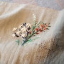[분당 자수 공방 손수짓는세상 4월특강] 꽃자수 린넨가방 만들기