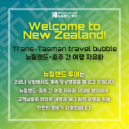 뉴질랜드-호주 간 여행 자유화 (Trans-Tasman travel bubble 시작)