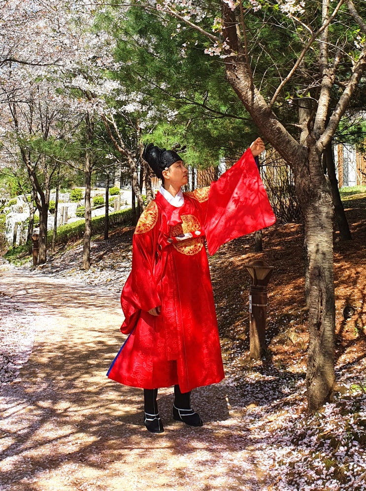 규화한복_곤룡포 대여, 용포, 임금옷 졸업사진 한복 '홍운용포' : 네이버 블로그