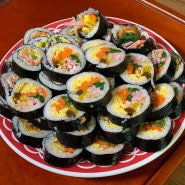 예쁜김밥 만들고 싶다면 김밥맛있게싸는법