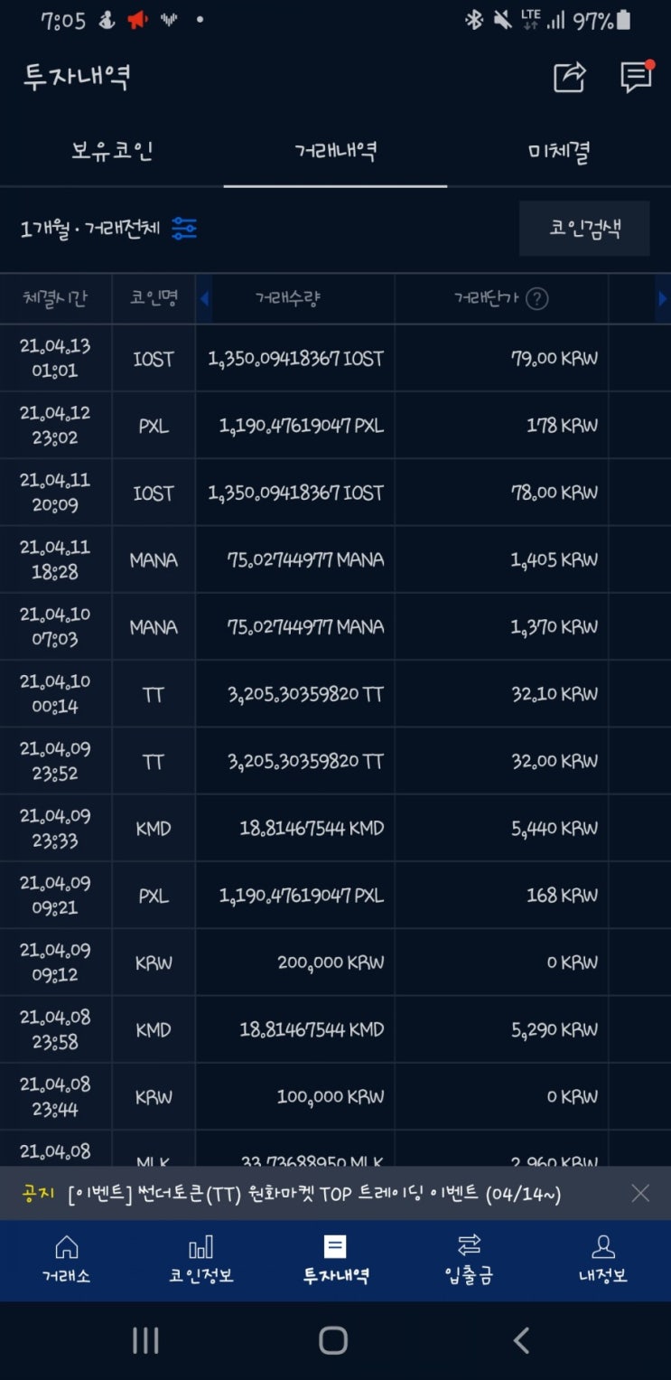 코린이 일기-픽셀 아이오에스티 매도...매우매우 소심한 익절 : 네이버 블로그