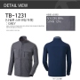 티뷰크 퀄리티 최상 작업복 TB-1231!! 바람막이로 구성되어 있는 점퍼라 단체복으로 인기상품입니다.