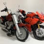 [LEGO] 레고 할리 데이비슨 팻보이 10269 vs Ducati Panigale V4 R 42107