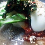 한우육수 여름철 별미 칡 열무냉면 - 인천 연수동 맛고을길 먹자거리 맛집 연탄가면돼지