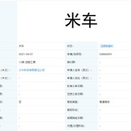 [중국 이슈] 샤오미, 전기차 브랜드 명칭 '미카'에 대한 상표권 신청