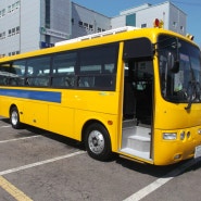 e에어로타운34인승 어린이보호차량 중고버스