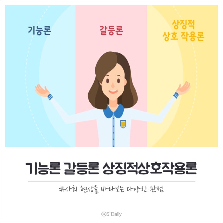 기능론 갈등론 상징적상호작용론 예시 및 관점 비교 : 네이버 블로그