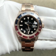 ROLEX GMT MASTER2_롤렉스 지엠티 마스터2 126755SARU 18K 로즈골드 금장 40mm