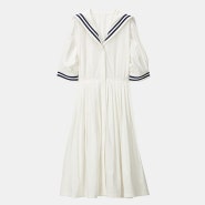 vocavaca 보카바카 Sailor Marine Dress_White