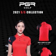 PGR골프/피지알골프 - 2021 신상 출시완료 ! 블랙&화이트 그리고 패턴 골프티셔츠