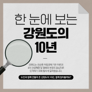 한눈에 보는 강원도의 10년