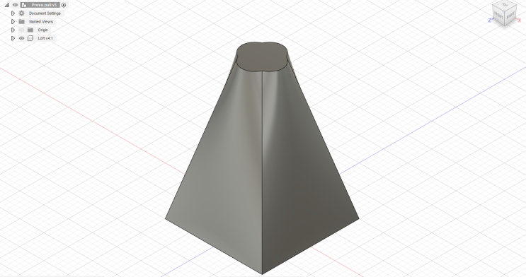 Fusion 360 - 연습 (Offset Face, Replace Face, Split Face, Split Body ...