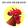 아재 개그 : 닭이 사이즈 작은 옷을 입으면?