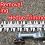 [동영상]에코 헷지트리머 Echo Hedge Trimmer HC150 청소 녹제거 칼날 갈기 Proxxon Polisher