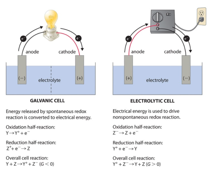 Galvanic Cell 갈바니 전지 / Electrolytic Cell 전해 셀 네이버 블로그