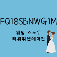 하얀색의 FQ18SBNWG1M는 고급스럽다!