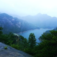 옥순봉 충주호 장외나루