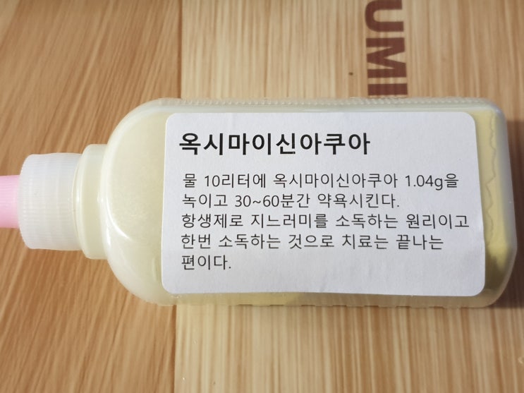 구피 꼬리녹음병 치료 《옥시마이신》 OXYMYCIN AQUA(물고기 상비약 / 항생제) : 네이버 블로그