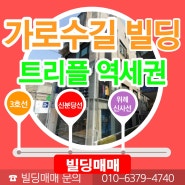[매매진행중]170억 가로수길 세로수길 트리플 역세권 빌딩 강남구 신사동 535-1