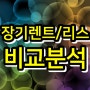 신차 장기렌트카 리스 가격비교 분석