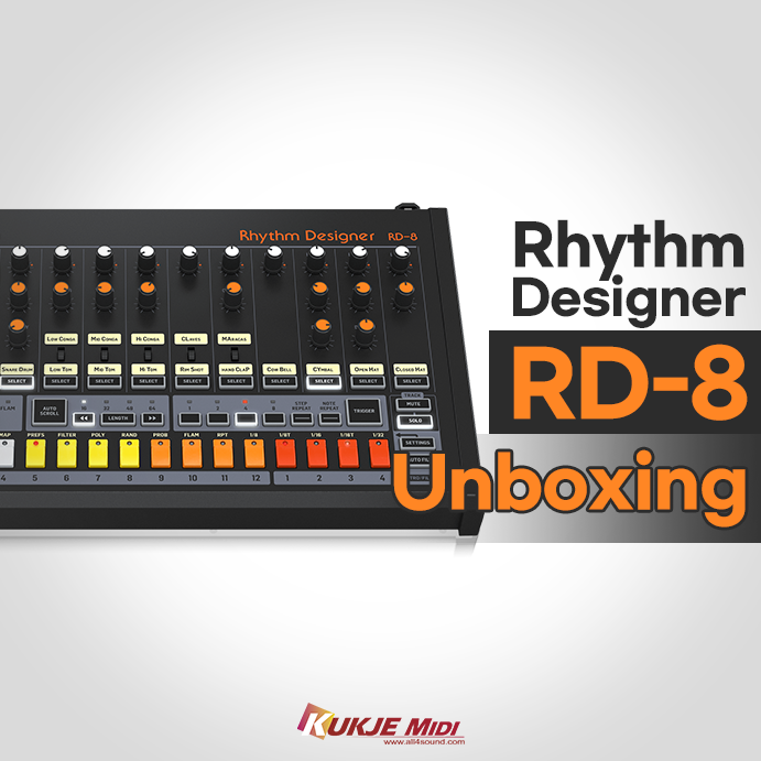 市場 BEHRINGER RD-8 DESIGNER RHYTHM -クラシックアナログリズムマシン-：MUSICLAND