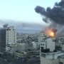 생사람 잡는 이-팔 전면전, 사람 있는 건물에도 미사일 폭격