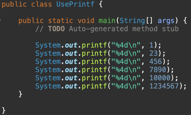 자바 printf Java 17강 : 네이버 블로그