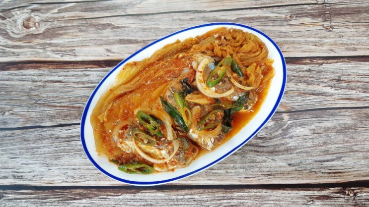백종원 고등어 김치찜 묵은지 김치 고등어조림 만드는법 생선조림 양념장 고등어통조림 요리 : 네이버 블로그