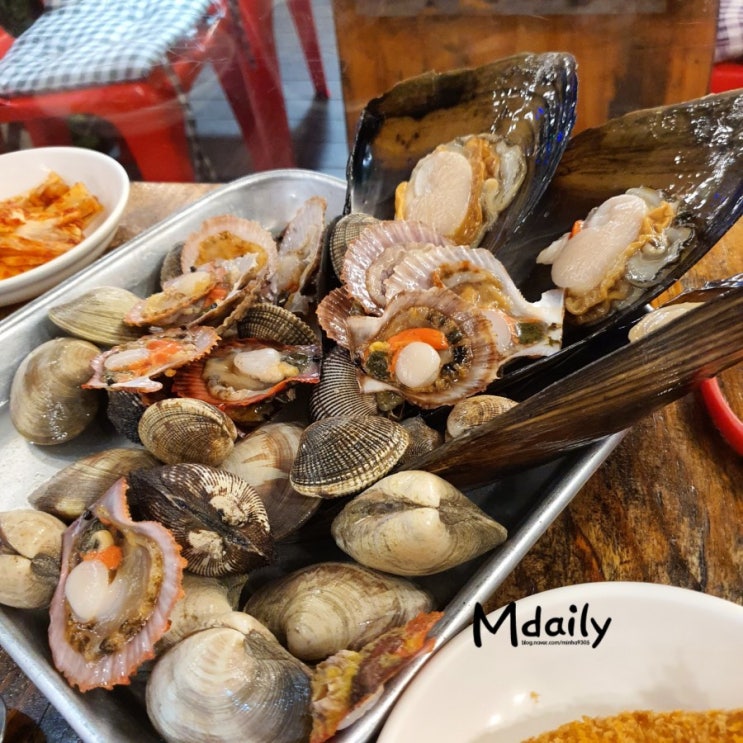 보령 대천해수욕장 왕건회조개타운 - 조개구이, 회, 셀프바, 내돈내먹 솔직후기 : 네이버 블로그