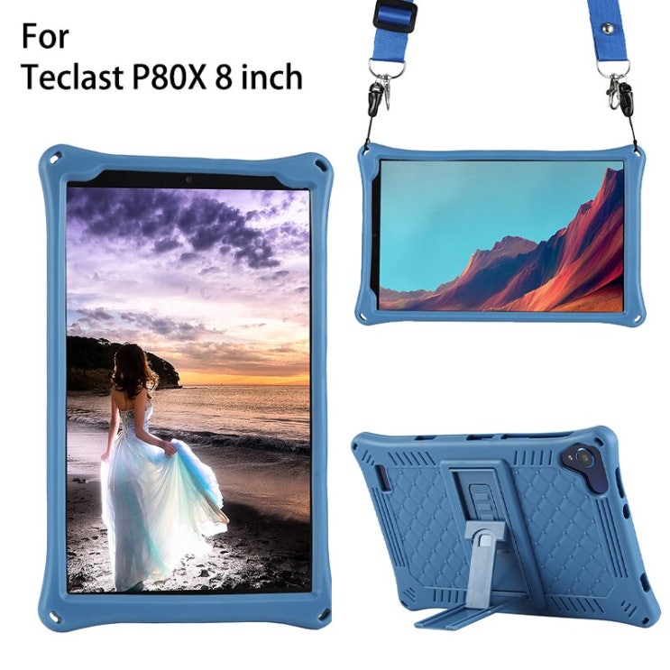 구매평 좋은 Teclast P80X 4G 태블릿 PC 보호 케이스에 대 한 실리콘 커버 케이스 새로운 P80H 2019 8 인치 ...
