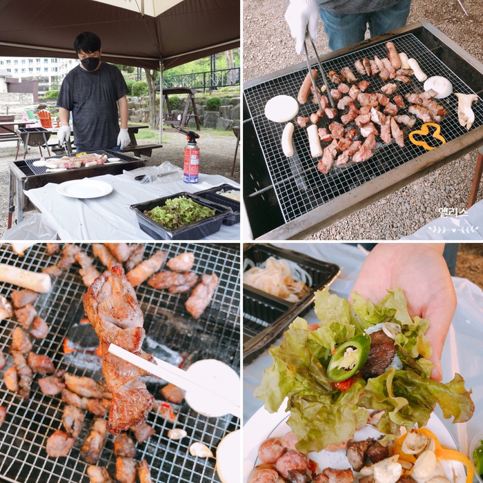 아침고요수목원 맛집 켄싱턴리조트 가평 캠핑 인 네이처 BBQ