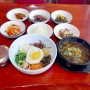 계룡저수지 반영 멋진 날 수정식당 비빔밥