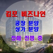 김포한강신도시 구래역 김포비즈나인 지식산업센터 분양소식