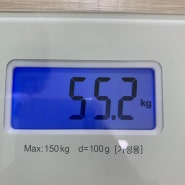 [바디프로필 도전기 D-13]눈바디 체크 / 아침공복 몸무게 55.2kg