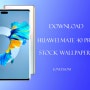 DOWNLOAD HUAWEI MATE 40 PRO STOCK WALLPAPERS & HARMONY OS & 아이폰 12 프로 배경화면 & 갤럭시 S21 울트라 배경화면