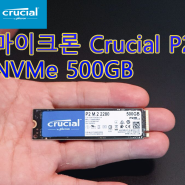 속도와 가성비를 잡은 마이크론 Crucial P2 NVMe 500GB