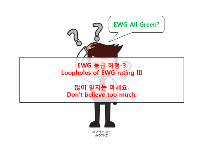 EWG 등급 허점-3. 많이 믿지는 마세요 [그린등급::안전성] : 네이버 블로그