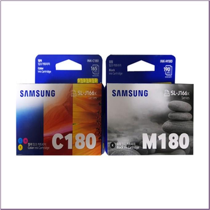 삼성전자 M180 C180 (검정 컬러) INK-M180 INK-C180 정품잉크, 01.INK-M180 C180 [검정/컬러 ...