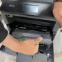 서울 은행 복합기 렌탈 브라더 MFC-L5700DN 설치후기 팩스용 프린터