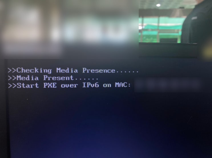Media Present.... Start PXE over IPv6 on MAC : ( Checking Media ...