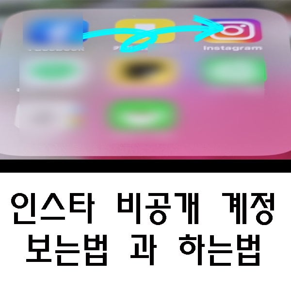 인스타 비공개 계정 보는법 과 하는법 스토리랑 팔로우는? : 네이버 블로그