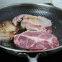 [STEAK] 두툼한 두께의 돼지목살 스테이크 굽는 법, 맛있어서 2끼 연속!