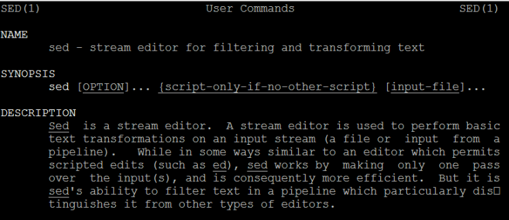 linux sed 사용법 : 네이버 블로그