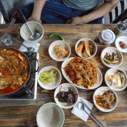 성남 야탑 안골식당 명태찌개, 제육볶음 맛집