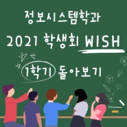 2021 학생회 WISH 1학기 돌아보기, 한양대, 정보시스템학과, 학생회 / 한양대학교 정보시스템학과
