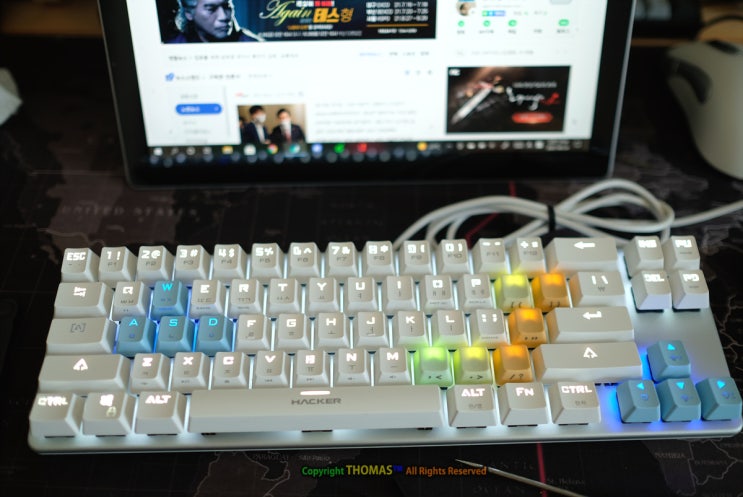 단종 된 앱코 K680 solid 68키 게이밍 키보드 : 네이버 블로그