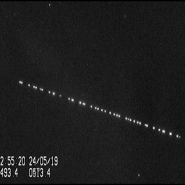 쇼킹! 밤하늘 우주열차 Space X Starlink 위성 열차의 멋진 모습!
