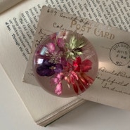 [sold out]Vintage Floral Paperweight From England
