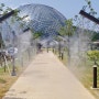 거제식물원에 안개비가 내린다…친환경 냉방장치 ‘쿨링포그’ 설치